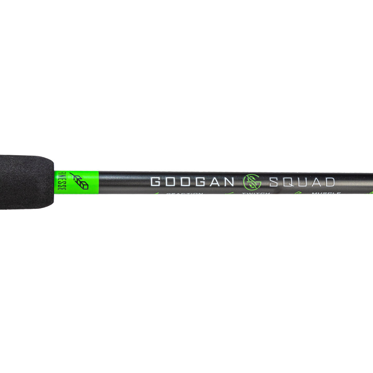 Googan Squad Green Series Finesse Light Spinning Rod - 6ft 10in, Medium Power, Moderate Action, 1pc Googan Squad Green Series Finesse Light Spinning Rod - 6ft 10in, Medium Power, Moderate Action, 1pc
