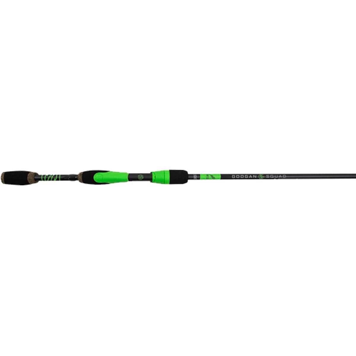 Googan Squad Green Series Finesse Light Spinning Rod - 6ft 10in, Medium Power, Moderate Action, 1pc Googan Squad Green Series Finesse Light Spinning Rod - 6ft 10in, Medium Power, Moderate Action, 1pc