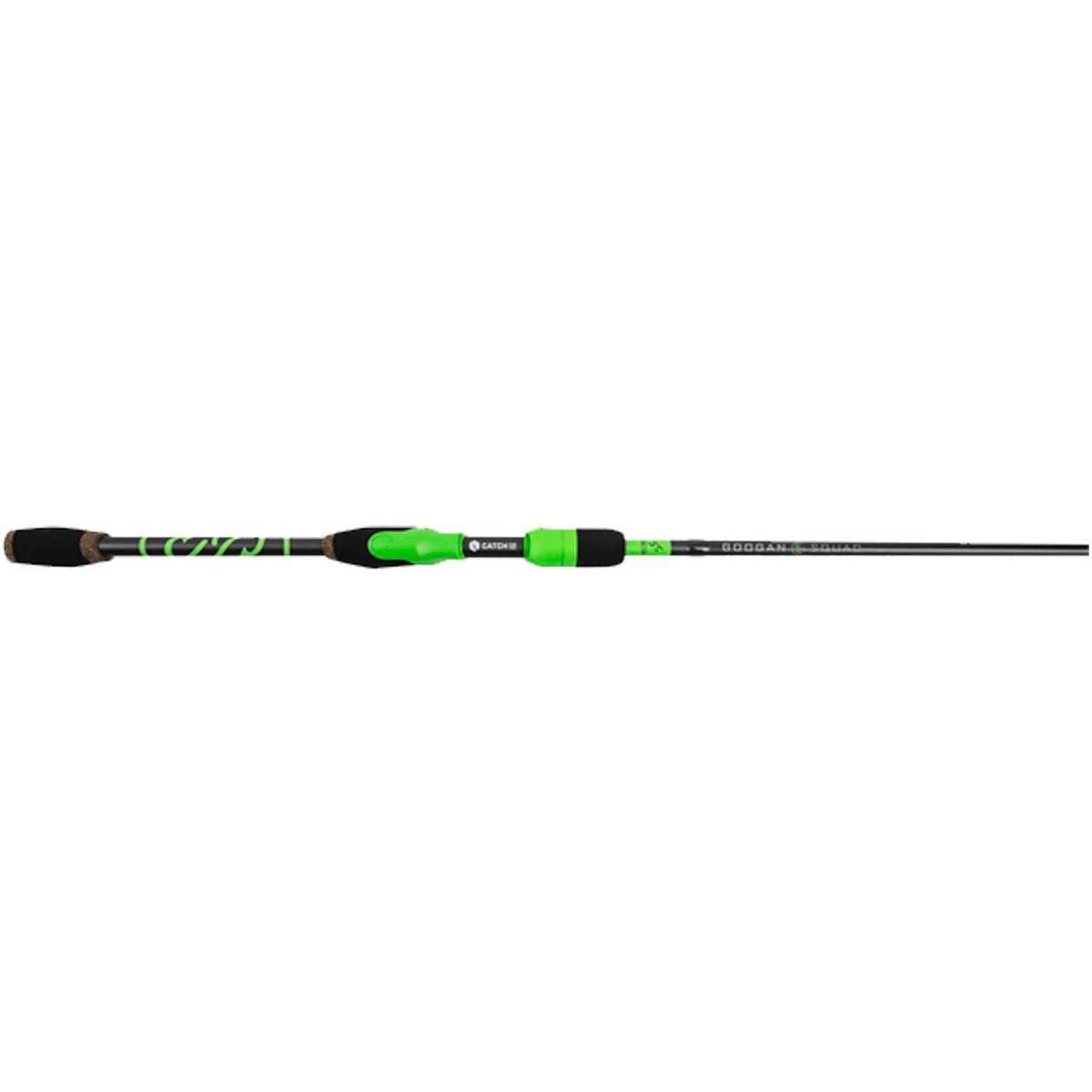 Googan Squad Green Series Reaction Casting Rod - 7ft 2in, Medium Power. Moderate Action, 1pc Googan Squad Green Series Reaction Casting Rod - 7ft 2in, Medium Power. Moderate Action, 1pc