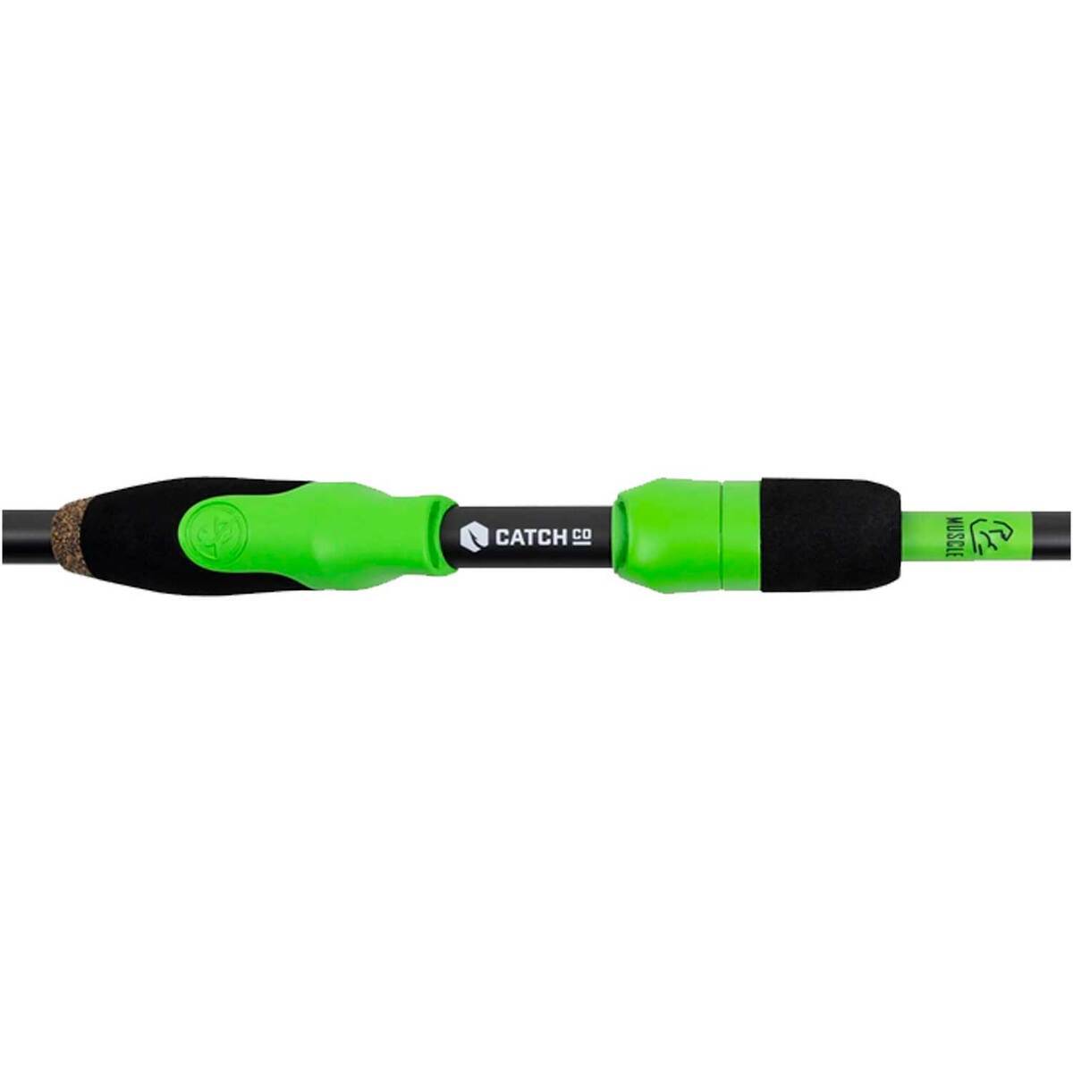 Googan Squad Green Serires Muscle Casting Rod - 7ft 5in, Heavy Power, Extra Fast Action, 1pc Googan Squad Green Serires Muscle Casting Rod - 7ft 5in, Heavy Power, Extra Fast Action, 1pc