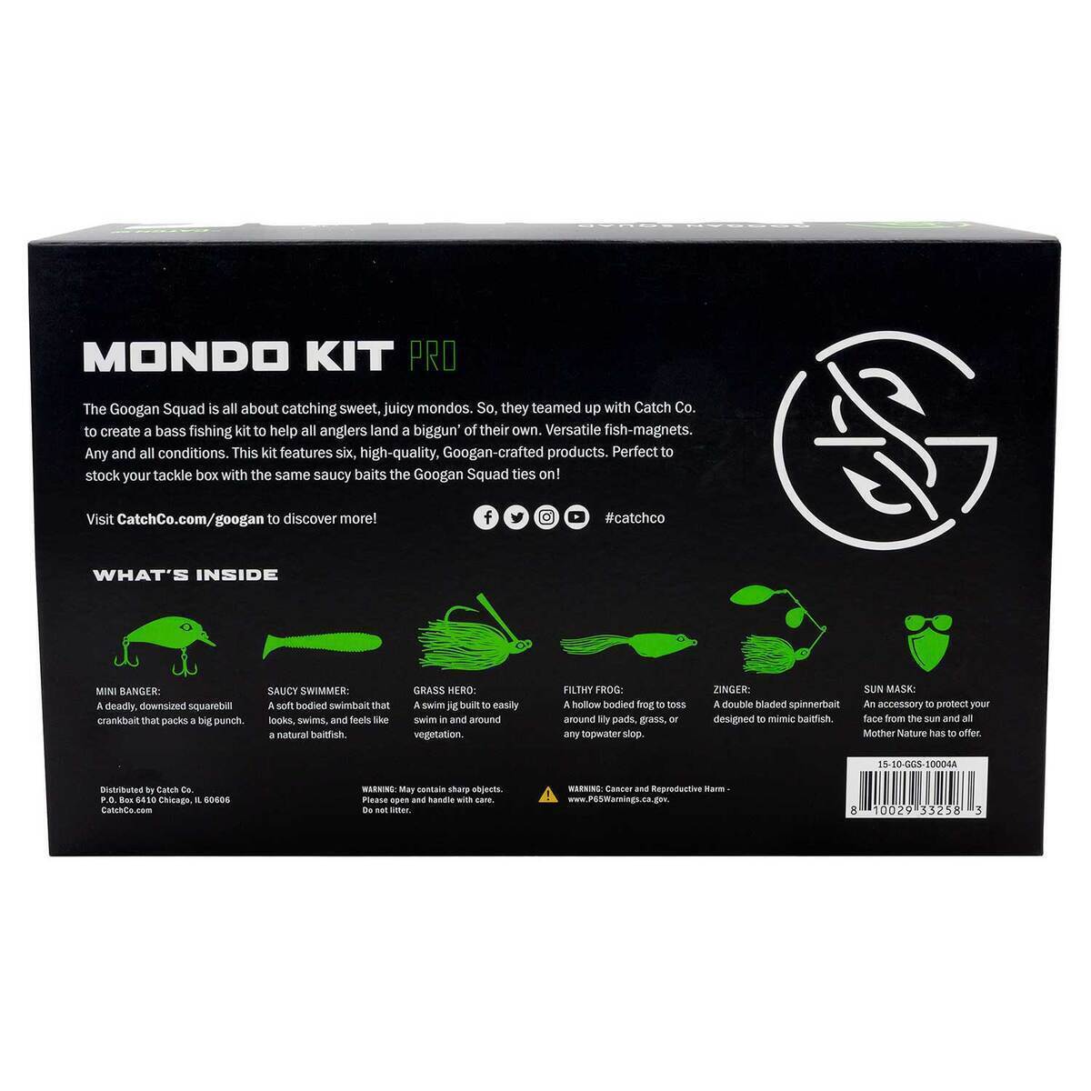 Googan Squad Mondo Kit Pro Lure Assortment - Assorted - Assorted Googan Squad Mondo Kit Pro Lure Assortment - Assorted - Assorted