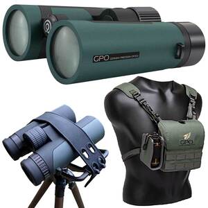 GPO Polariz Full Size Binocular Bundle - 10x42