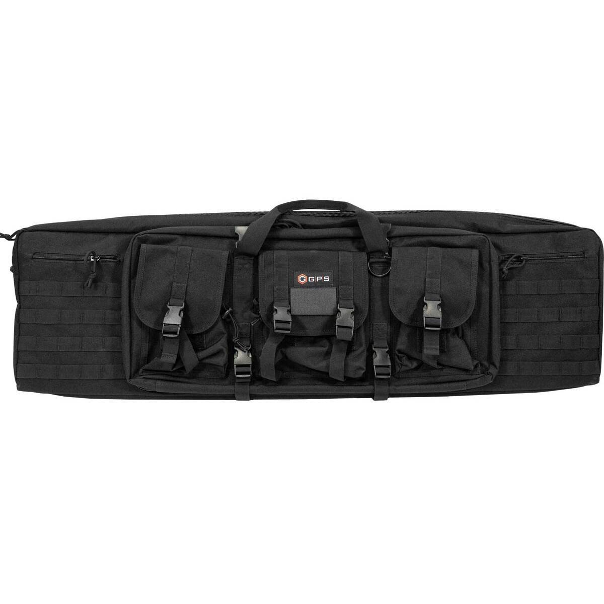 GPS 42in Double Rifle Case - Black - Black GPS 42in Double Rifle Case - Black - Black