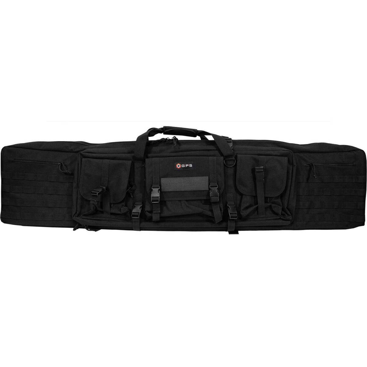 GPS 55in Double Rifle Case - Black - Black GPS 55in Double Rifle Case - Black - Black