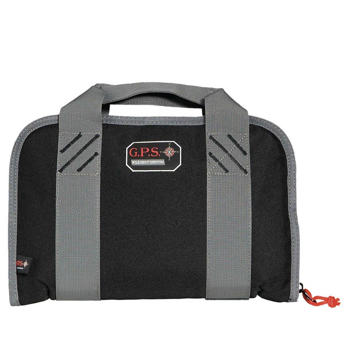 GPS Double Compact 11in Pistol Case - Black - Black GPS Double Compact 11in Pistol Case - Black - Black