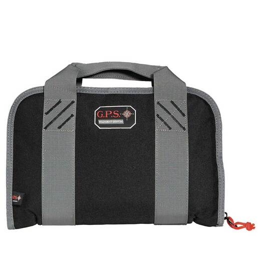 GPS Double Compact 11in Pistol Case – Black