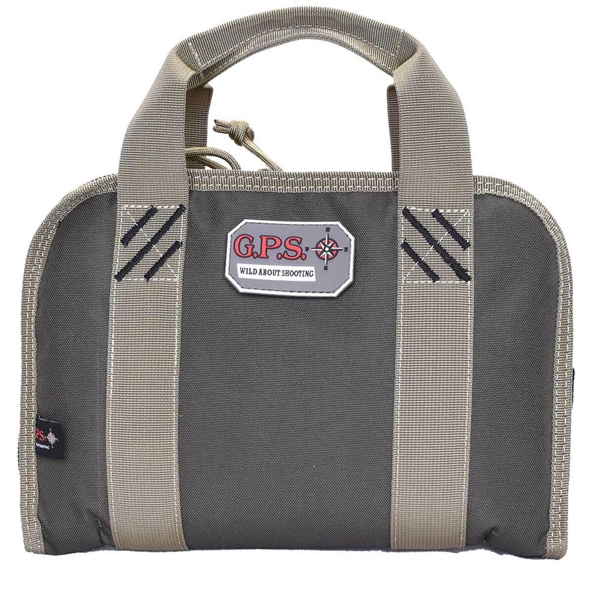 GPS Double Compact 11in Handgun Case - Green GPS Double Compact 11in Handgun Case - Green
