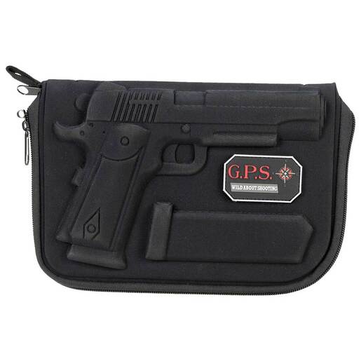 GPS Molded 1911 Pistol Case - Black - Black