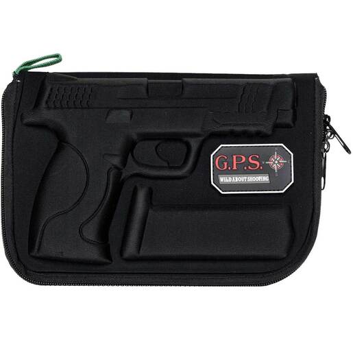 GPS Custom Molded Full-Size 9in Pistol Case – Black
