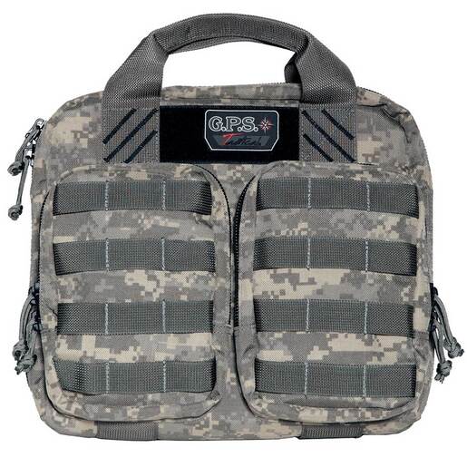 GPS Tactical Double 11in Pistol Range Bag – Fall Digital Camo