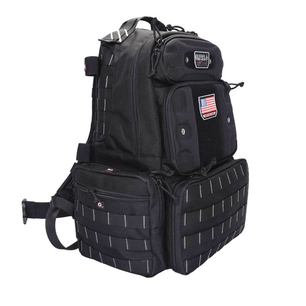 GPS Tactical Range Tall Backpack - Black - Black GPS Tactical Range Tall Backpack - Black - Black