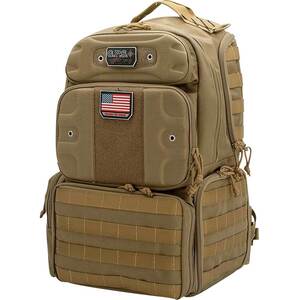 GPS Tactical Range Tall Backpack - Tan