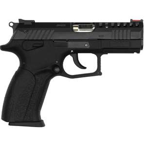 Grand Power P1 w/ Fiber Optic Front/Side Adjustable Dynamic Steel Rear Sights 9mm Luger 3.7in Black Pistol