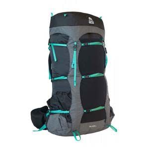 Granite Gear Blaze 60 Liter Backpacking Pack - Regular - Black/Gingham Teal