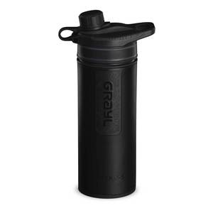 Grayl 24oz GeoPress Water Purifier Bottle - Covert Black