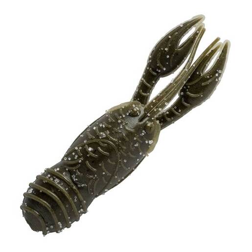 Great Lakes Finesse Juvy Craw Bait – 2.5in, 7pk – Green Pumpkin Purple