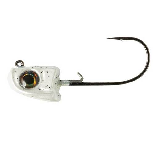 Great Lakes Finesse Sneaky Swimbait Jig Head - White Shad 1/0