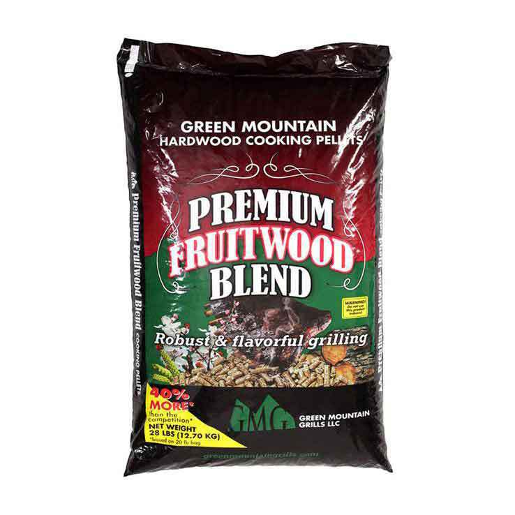 Green Mountain Grills Premium Fruitwood Blend Pellets Green Mountain Grills Premium Fruitwood Blend Pellets