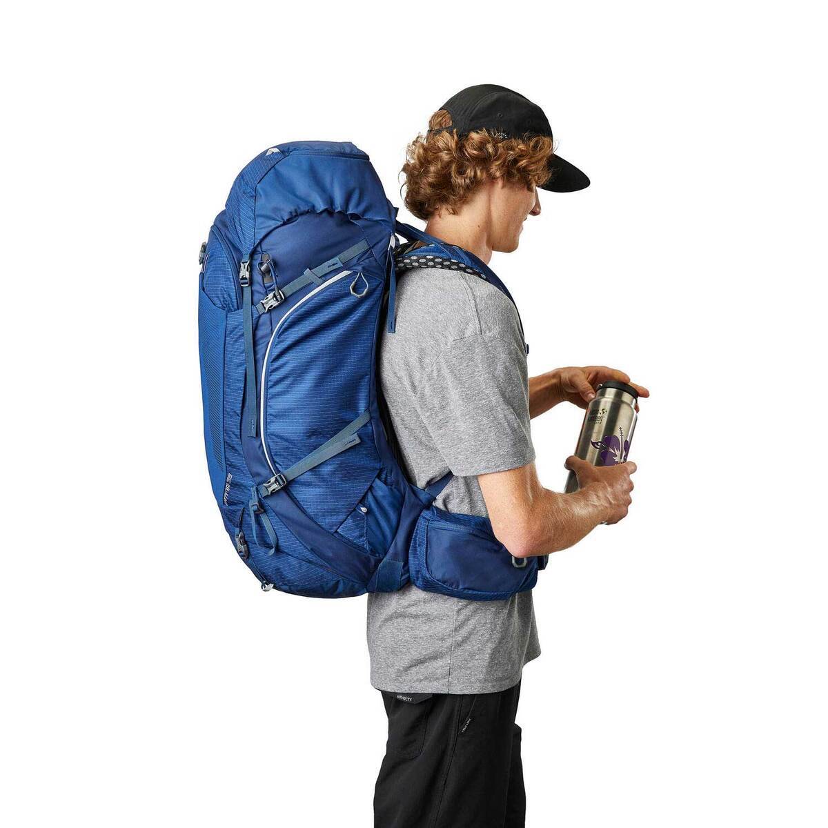 Gregory KATMAI 55 Liter Backpack - Small/Med Belt - Blue - Blue Gregory KATMAI 55 Liter Backpack - Small/Med Belt - Blue - Blue