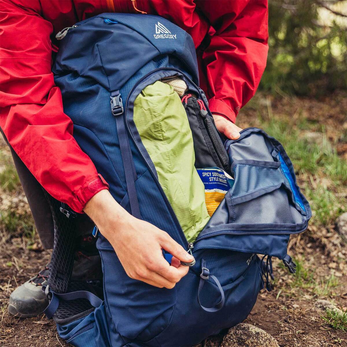 Gregory Zulu 45 Liter Backpacking Pack - Halo Blue, M/L - Halo Blue M/L Gregory Zulu 45 Liter Backpacking Pack - Halo Blue, M/L - Halo Blue M/L