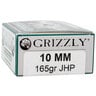 Grizzly Cartridge High Performance 10mm Auto 165gr JHP Handgun Ammo - 20 Rounds