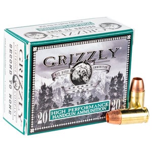 Grizzly Cartridge 380 Auto (ACP) +P 50gr HP Handgun Ammo - 20 Rounds