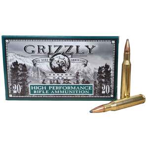 Grizzly Cartridge 270 Winchester 130gr Soft Point Rifle Ammo - 20 Rounds