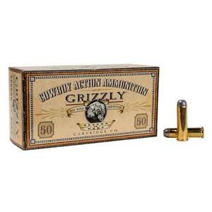 Grizzly Cartridge 357 Magnum 125gr RNFP Cowboy Handgun Ammo - 50 Rounds