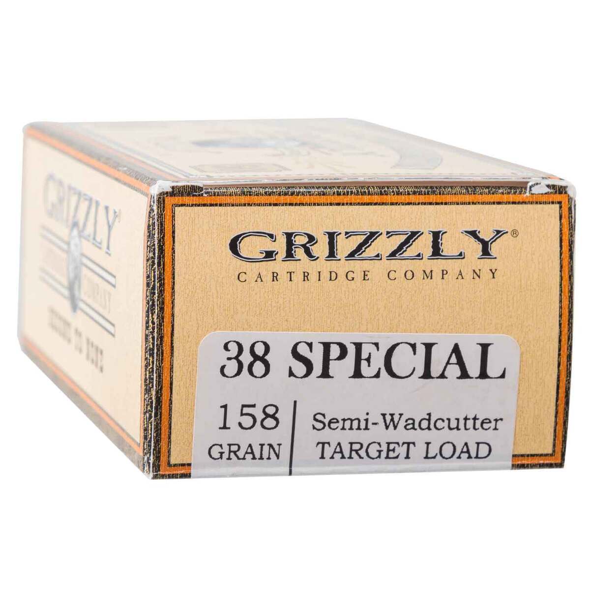 Grizzly Cartridge 38 Special 158gr SWC Handgun Ammo - 50 Rounds Grizzly Cartridge 38 Special 158gr SWC Handgun Ammo - 50 Rounds
