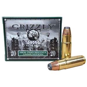 Grizzly Cartridge 458 SOCOM 300gr Jacketed Hollow Point Rifle Ammo - 20 Rounds