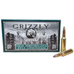Grizzly Cartridge 6.5 Creedmoor 140gr Soft Point Rifle Ammo - 20 Rounds