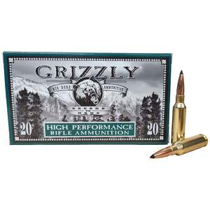 Grizzly Cartridge Scirocco II 6.5 Creedmoor 130gr Jacketed Rifle Ammo - 20 Rounds