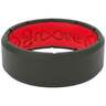 Groove Life Edge Black and Red Men's Silicone Ring
