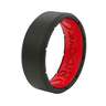 Groove Life Men's Silicone Rings - Size 9 - Black/Red - Black/Red 9