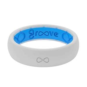 Groove Life Women's Silicone Rings - Size 7 - White
