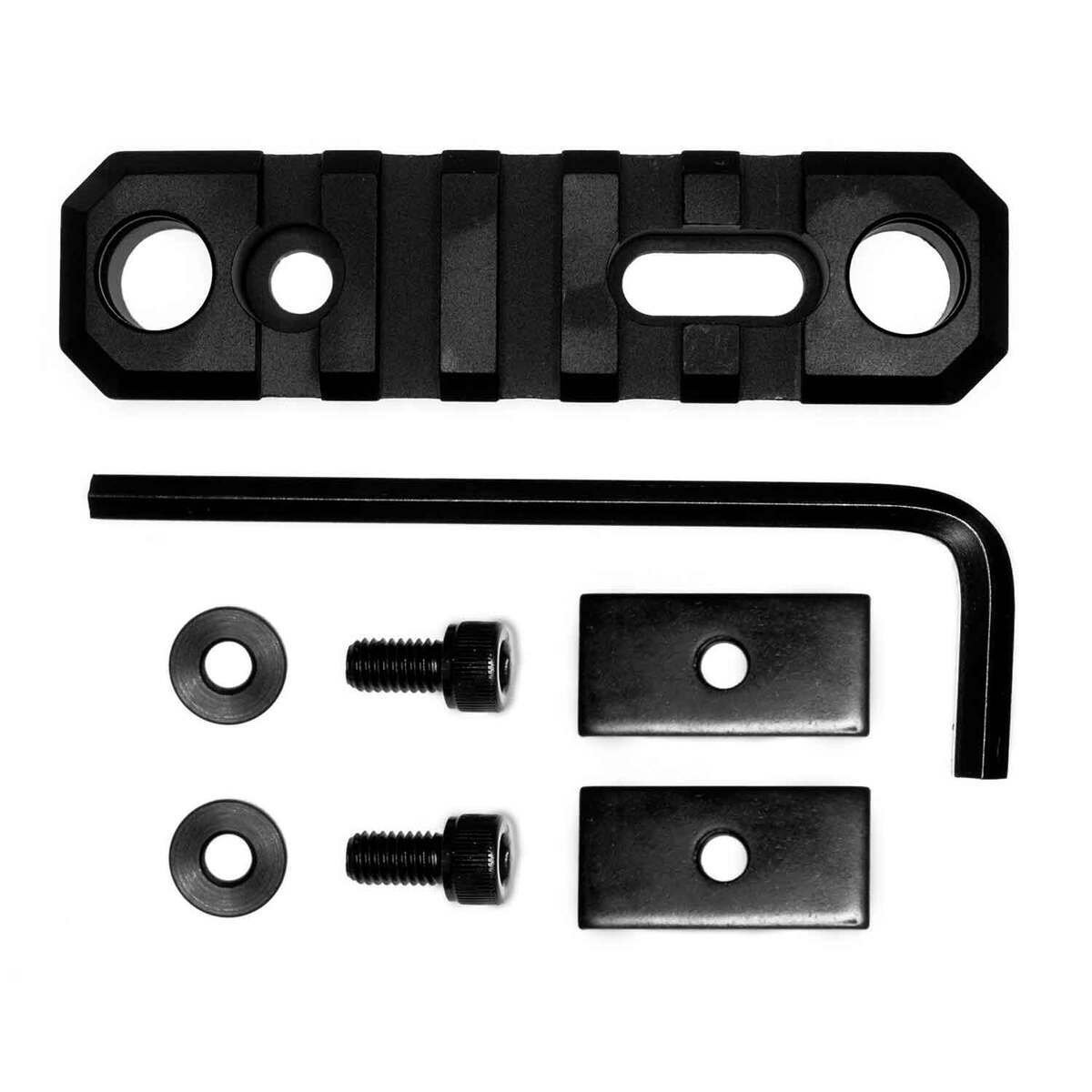 GrovTec M1913 Picatinny 5 Slot Rail - Black GrovTec M1913 Picatinny 5 Slot Rail - Black