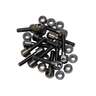 GrovTec US Inc 7/8in Machine Screw with Nut and Spacer Swivel Stud, 12 Pack