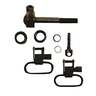 GrovTec US Inc Locking 1in Remington Steel Swivel Set - Black - Black 1in
