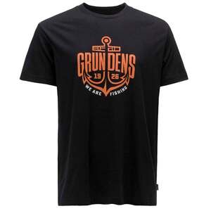 Grundens Men's Anchor Logo Short Sleeve Casual Shirt