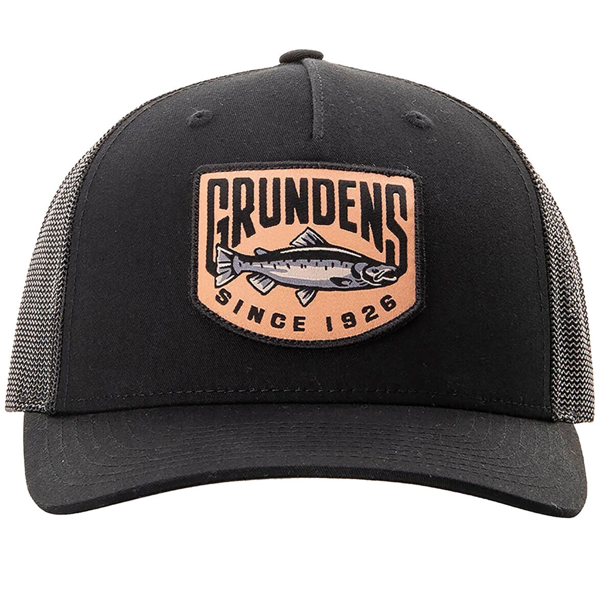 Grundens Men's King Salmon Trucker Hat Black One Size Fits