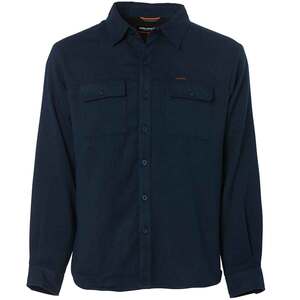 Grundens Men's Kodiak Insulated Flannel Long Sleeve Shirt - Midnight - L