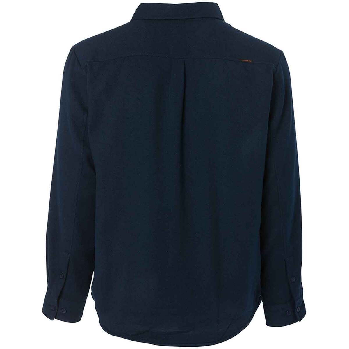 Grundens Men's Kodiak Insulated Flannel Long Sleeve Shirt - Midnight - L - Midnight L Grundens Men's Kodiak Insulated Flannel Long Sleeve Shirt - Midnight - L - Midnight L