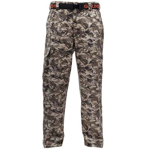 Grundens Men's Neptune 219 Waterproof Fishing Pants - Refraction Camo Stone L - Grundens