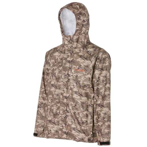 Grundens Men's Neptune 319 Waterproof Fishing Jacket - Refraction Camo Stone 3XL - Grundens
