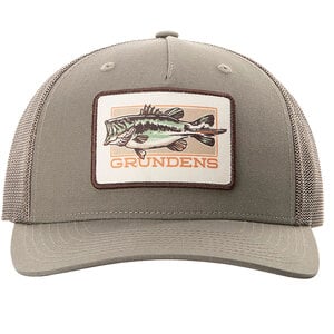 Grundens Men's Off To The Races Trucker Hat - Loden - One Size Fits Most