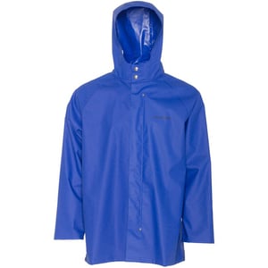 Grundens Men's Shoreman Hooded Waterproof Fishing Jacket - Ocean Blue - M