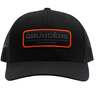 Grundens We Are Fishing Trucker Hat - Solid Black - One Size Fits Most - Solid Black One Size Fits Most