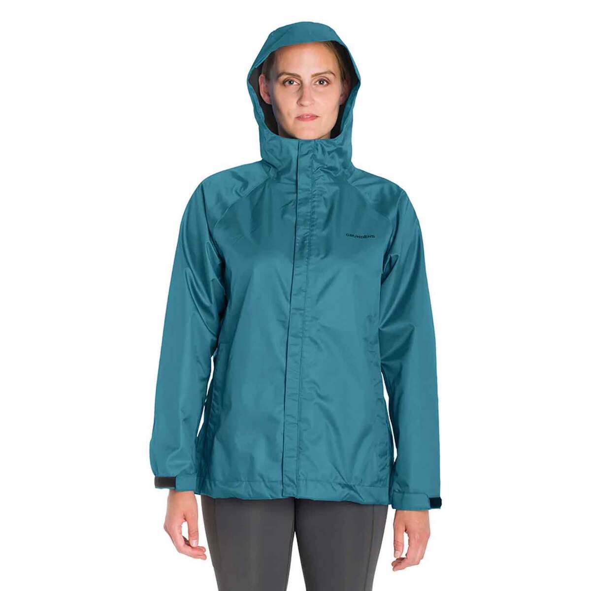 Grundens Women's Weather Watch Waterproof Casual Rain Jacket - Tahitian ...