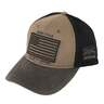 Grunt Style Men's Veteran Flag Snapback Adjustable Hat - Brown - One Size Fits Most - Brown One Size Fits Most