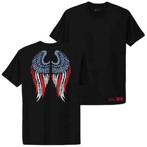 Grunt Style Women's Freedom Angel Short Sleeve Casual Shirt